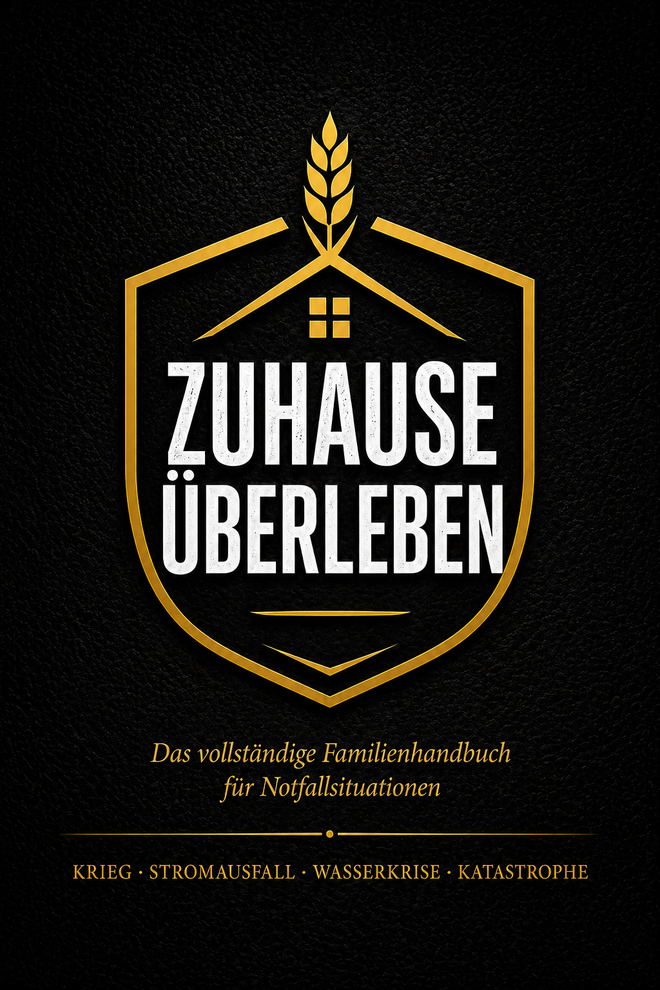Cover: Zuhause Überleben – Das vollständige digitale Familienhandbuch für Notfallsituationen