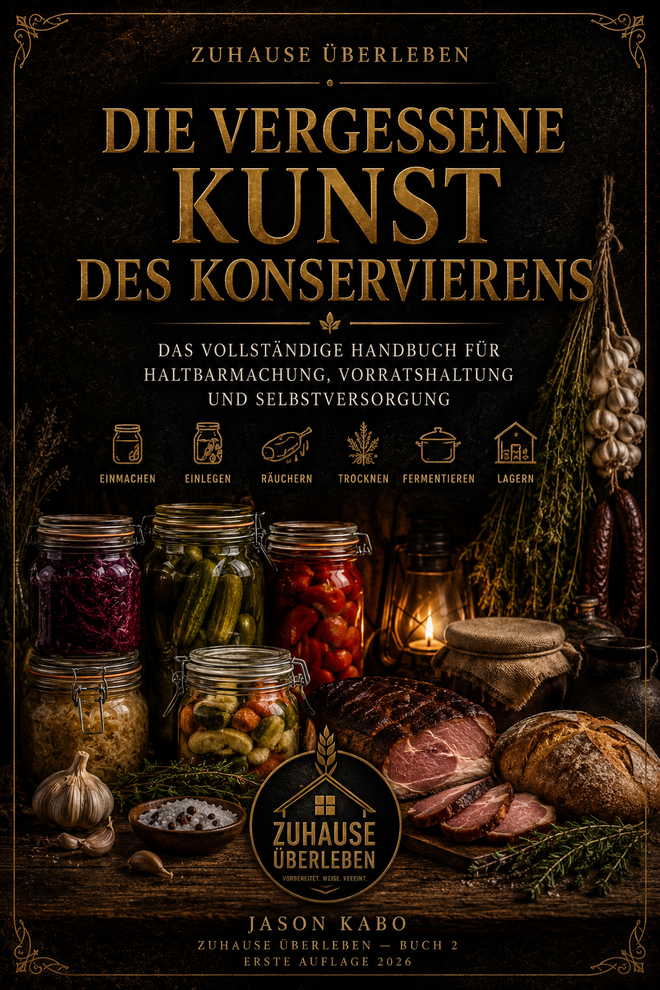 Cover: Die Vergessene Kunst des Bewahrens – Handbuch für Konservieren und Vorratshaltung